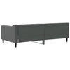 90x190 cm dunkelgraues Schlafsofa Samt