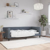 Dunkelgraues Schlafsofa 90x190 cm Samt