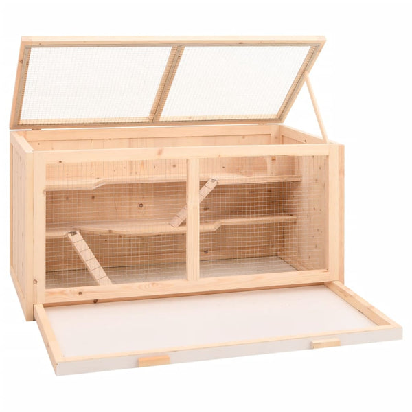Holzhamsterkäfig Iorgos 89,5x45x45cm (Fichte)