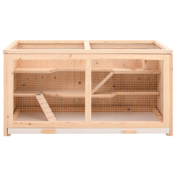 Holzhamsterkäfig Iorgos 89,5x45x45cm (Fichte)