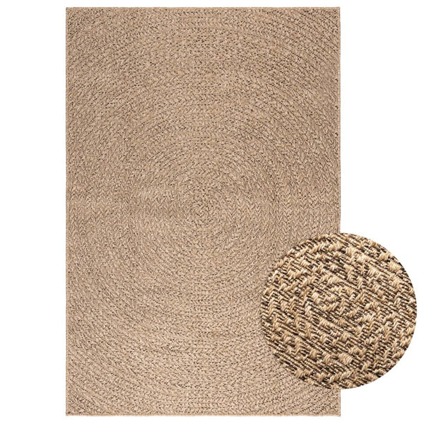 Kanesha Teppich im Jute-Stil 120x170cm (für drinnen und draußen)