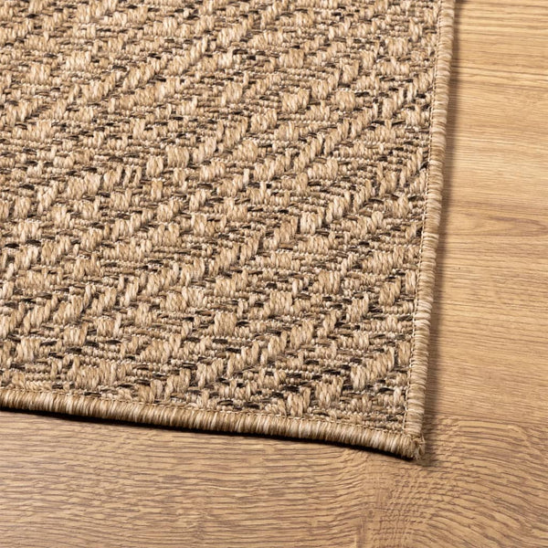 Kanesha Teppich im Jute-Stil 120x170cm (für drinnen und draußen)