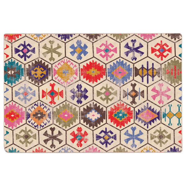 Ifte 120x180cm Teppich, waschbar, rutschfest, mehrfarbig