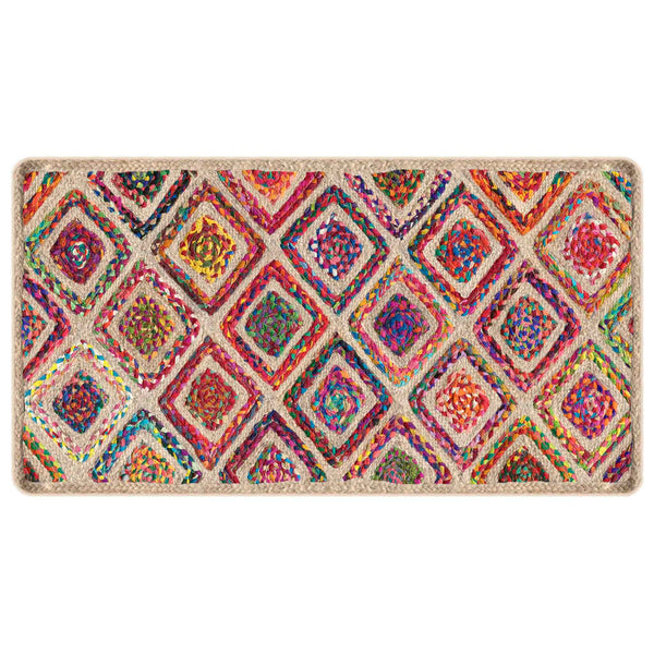 80x150cm Ifte Teppich mehrfarbig (rutschfest) waschbar