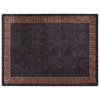 Schwarz-Gold Teppich waschbar Ifte 400x300cm (rutschfest)