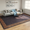 Schwarz-Gold Teppich waschbar Ifte 400x300cm (rutschfest)