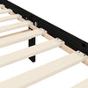 Schwarzes Bettgestell mit Kopfteil Bidae Small Single (Holz)