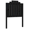 Schwarzes Bettgestell mit Kopfteil Ugolino Small Single (Holz)