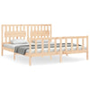 Bettrahmen mit Kopfteil Olibieada Super King Size (Holz)