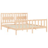 Bettrahmen mit Kopfteil Olibieada Super King Size (Holz)