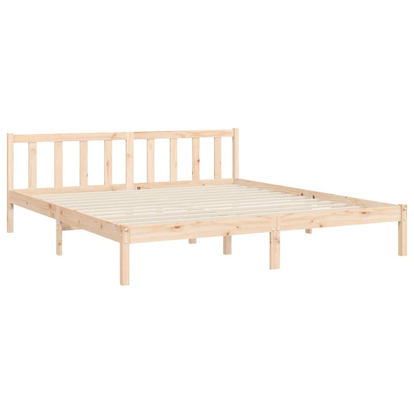 Bettrahmen mit Kopfteil Olibieada Super King Size (Holz)