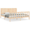 Bettrahmen mit Kopfteil Willodean Super King Size (Holz)