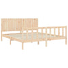 Bettrahmen mit Kopfteil Willodean Super King Size (Holz)