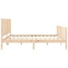 Bettrahmen mit Kopfteil Willodean Super King Size (Holz)