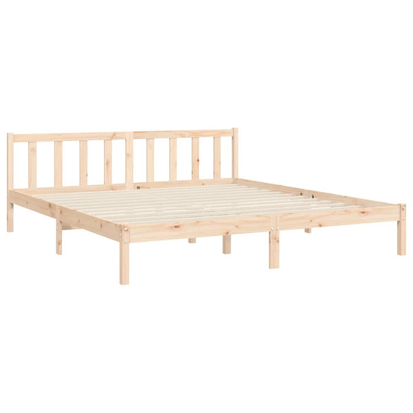 Bettrahmen mit Kopfteil Willodean Super King Size (Holz)