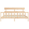 Bettrahmen mit Kopfteil Super King Size Bellul (Holz)