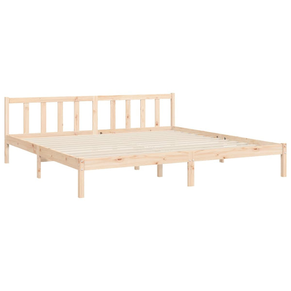 Super King Size Bettrahmen Kizner mit Kopfteil (Holz)
