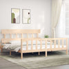Super King Size Bettrahmen Kizner mit Kopfteil (Holz)