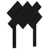 Schwarzes Bettgestell mit Kopfteil Jude Small Single (Holz)