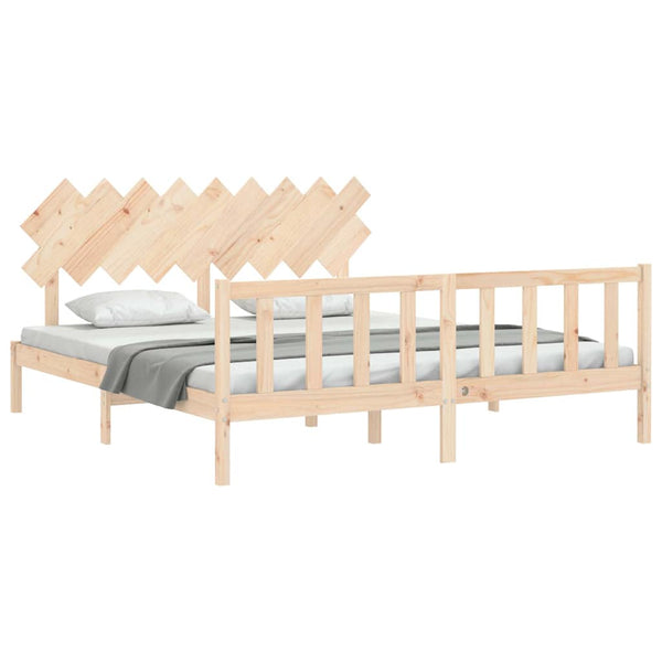 Bettrahmen mit Kopfteil Jude Super King Size (Holz)
