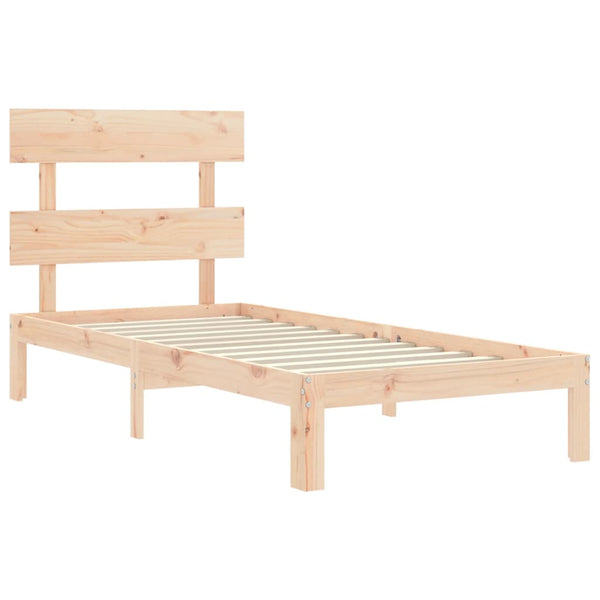 Bellul Small Einzelbettgestell mit Kopfteil (Holz)