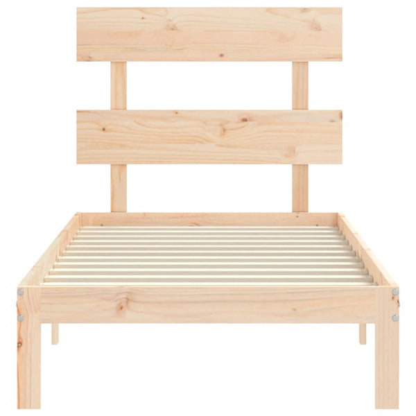 Bellul Bettrahmen mit Kopfteil 90x200cm (Holz)