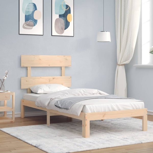 Bellul Bettrahmen mit Kopfteil 90x200cm (Holz)