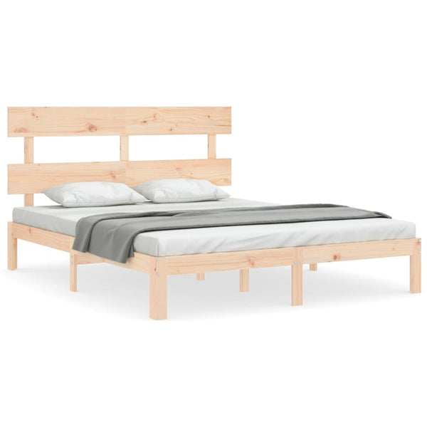 King Size Bellul -sängynrunko päädyllä (puu)
