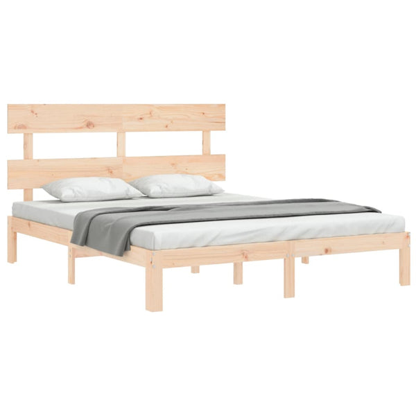 King Size Bellul -sängynrunko päädyllä (puu)
