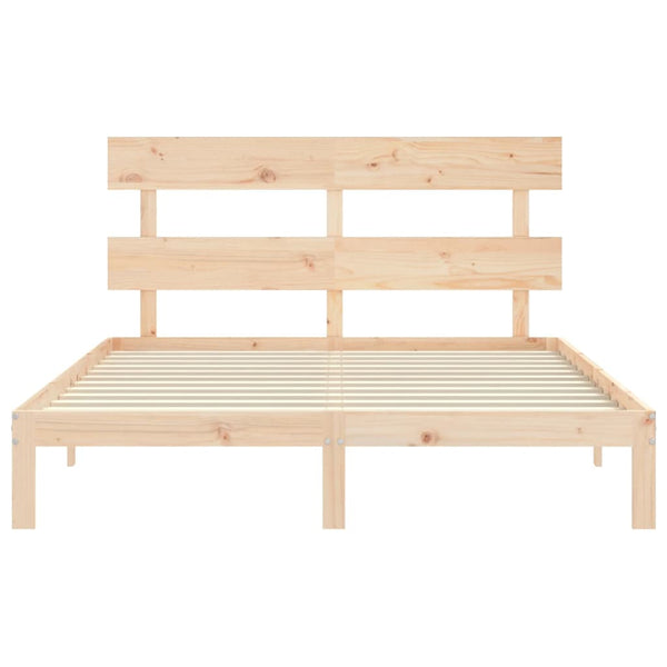 King Size Bellul -sängynrunko päädyllä (puu)