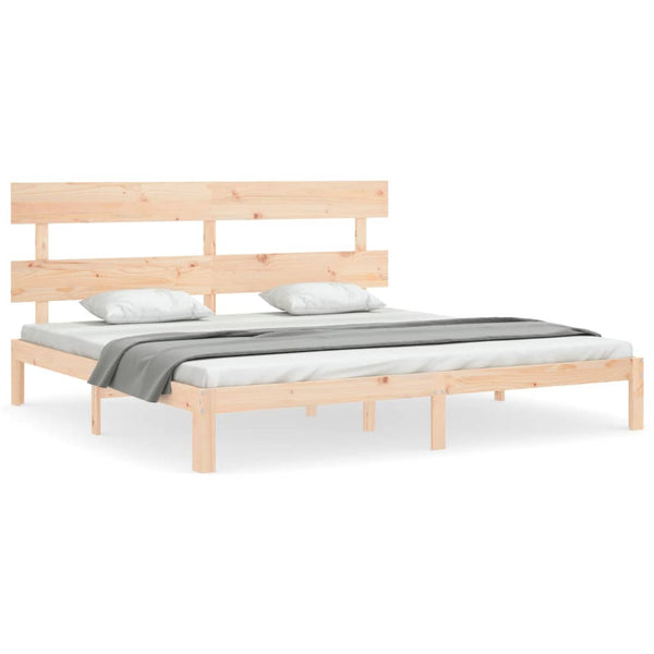 Bellul Super King Size Bettrahmen mit Kopfteil (Holz)