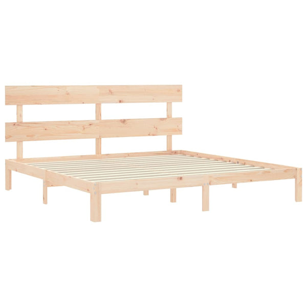 Bellul Super King Size Bettrahmen mit Kopfteil (Holz)