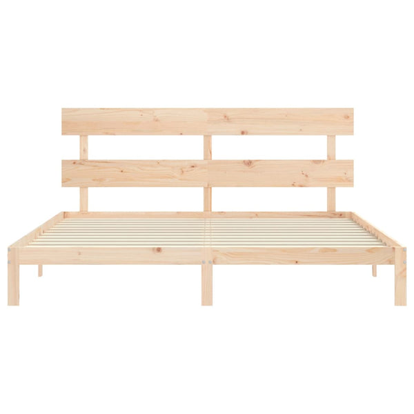 Bellul Super King Size Bettrahmen mit Kopfteil (Holz)