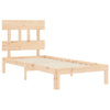 Kizner Bettrahmen mit Holzkopfteil (Einzelbett)