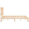 Kizner Small Double Bettgestell mit Kopfteil (Holz)