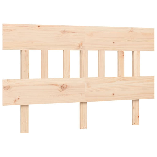 Kizner Small Double Bettgestell mit Kopfteil (Holz)