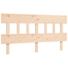 Kizner King Size Bettgestell mit Kopfteil (Holz)