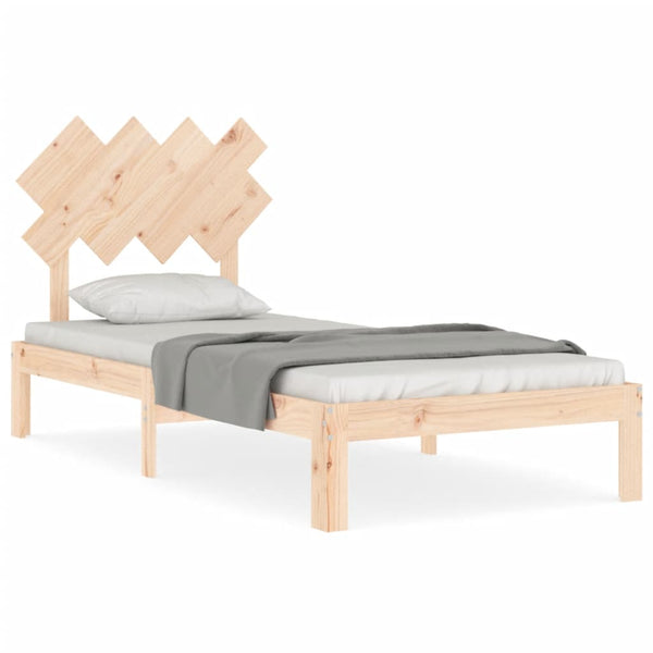 Bettrahmen mit Kopfteil Bradyn (Einzelbett Holz)
