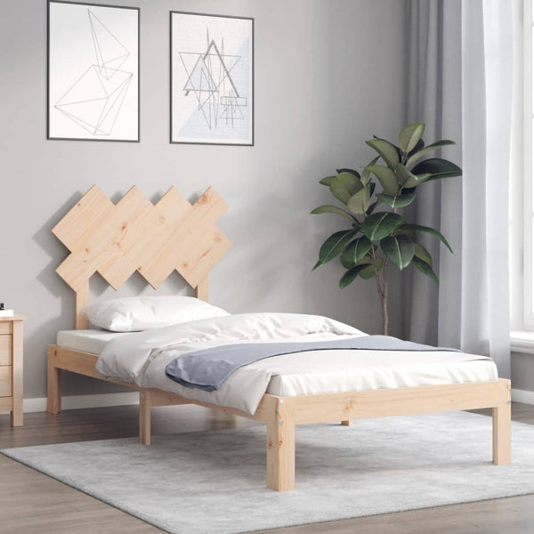 Bettrahmen mit Kopfteil Bradyn (Einzelbett Holz)
