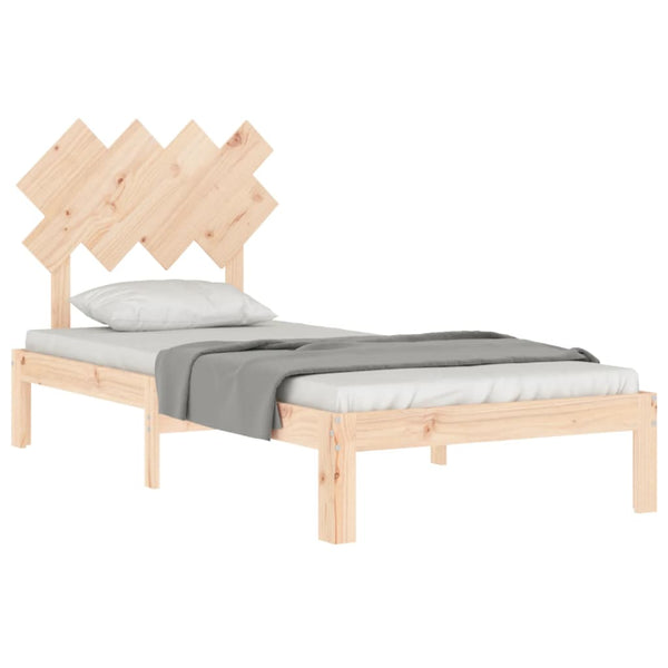 Bettrahmen mit Kopfteil Bradyn (Einzelbett Holz)
