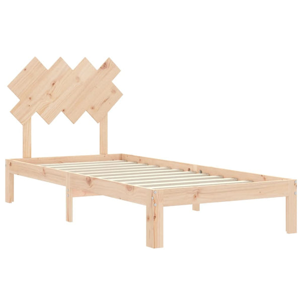 Bettrahmen mit Kopfteil Bradyn (Einzelbett Holz)
