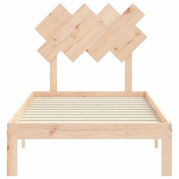 Bettrahmen mit Kopfteil Bradyn (Einzelbett Holz)