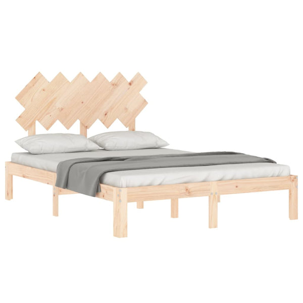 Bettrahmen mit Kopfteil Bradys Klein Doppel (Holz)