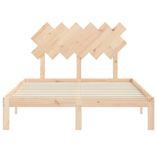 Bettrahmen mit Kopfteil Bradys Klein Doppel (Holz)