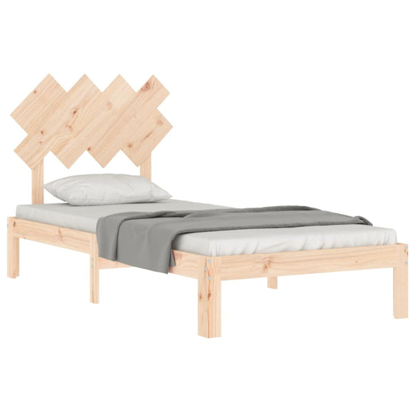 Bettgestell mit Kopfteil Brady 90x200cm (Holz)