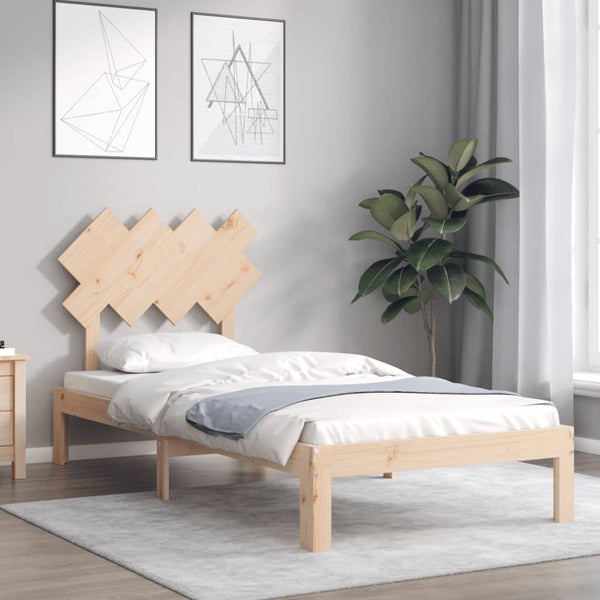 Bettgestell mit Kopfteil Brady 90x200cm (Holz)