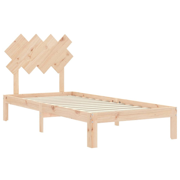 Bettgestell mit Kopfteil Brady 90x200cm (Holz)