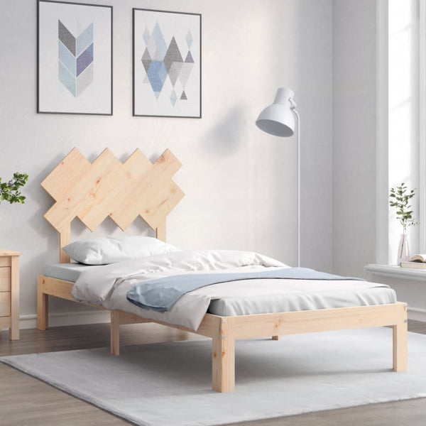 Bettgestell mit Kopfteil Brady 90x200cm (Holz)