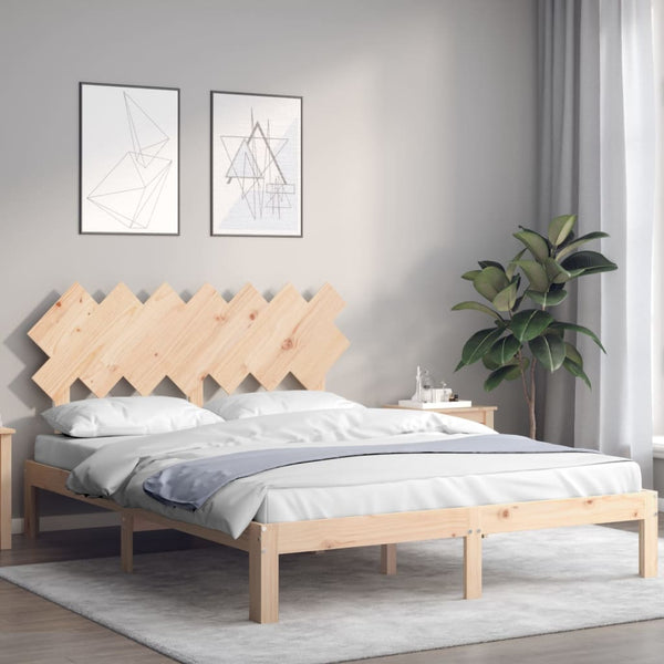 Bettrahmen mit Kopfteil Brady King Size (Holz)