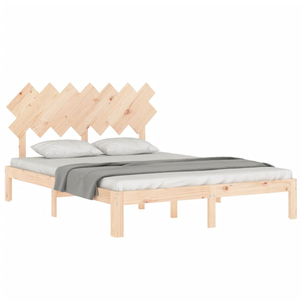Bettrahmen mit Kopfteil Brady King Size (Holz)